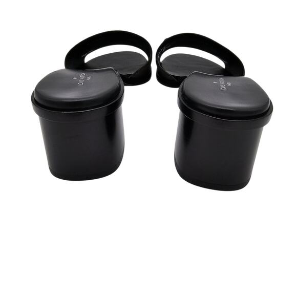 Louis Vuitton Lock It Heel Mule Sandal Monogram Brown Canvas Gold Size 41 US 11 - Picture 7 of 13